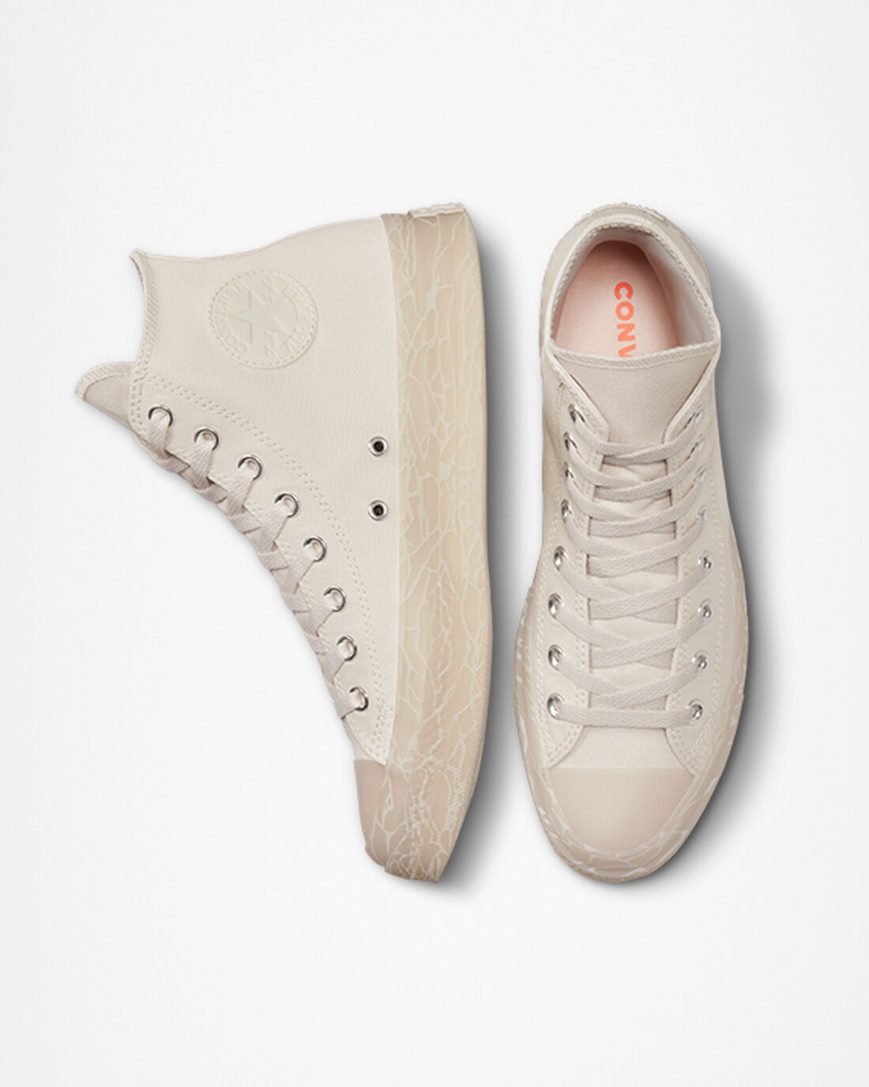 Men's Converse Chuck Taylor All Star CX Tonal Bark High Top Shoes Beige | AU 46518A